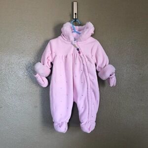 Bebe di Amour Pink Winter Bodysuit Size 0-3M